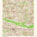 United States Geological Survey Collierville, TN (1943, 62500-Scale) digital map