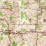 United States Geological Survey Collierville, TN (1943, 62500-Scale) digital map