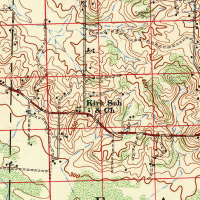 United States Geological Survey Collierville, TN (1953, 50000-Scale) digital map