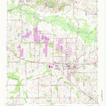 United States Geological Survey Collierville, TN (1965, 24000-Scale) digital map