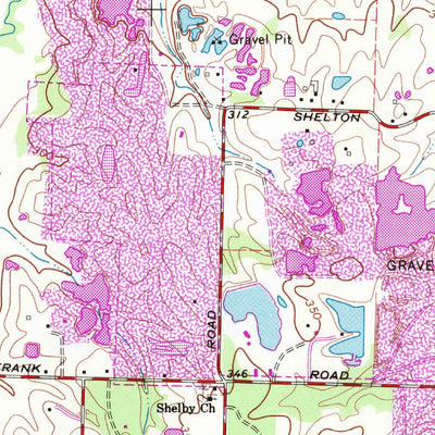United States Geological Survey Collierville, TN (1965, 24000-Scale) digital map