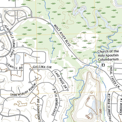 United States Geological Survey Collierville, TN (2022, 24000-Scale) digital map