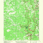 United States Geological Survey Collins, AR (1935, 62500-Scale) digital map