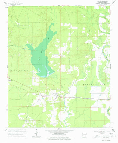 United States Geological Survey Collins, AR (1960, 24000-Scale) digital map