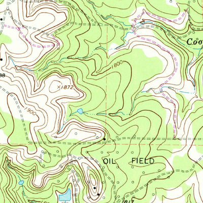 United States Geological Survey Collins Creek SW, TX (1965, 24000-Scale) digital map