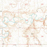 United States Geological Survey Collins, MT (1950, 62500-Scale) digital map