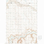 United States Geological Survey Collins NW, MT (1987, 24000-Scale) digital map