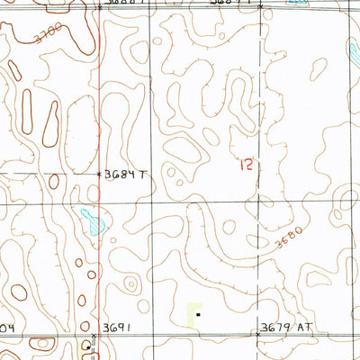 United States Geological Survey Collins NW, MT (1987, 24000-Scale) digital map