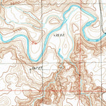 United States Geological Survey Collins NW, MT (1987, 24000-Scale) digital map