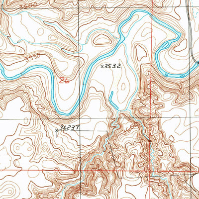 United States Geological Survey Collins NW, MT (1987, 24000-Scale) digital map