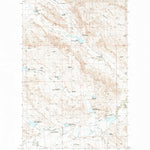 United States Geological Survey Collins Reservoir, MT (1985, 24000-Scale) digital map