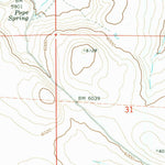 United States Geological Survey Collins Rim, OR (1968, 24000-Scale) digital map