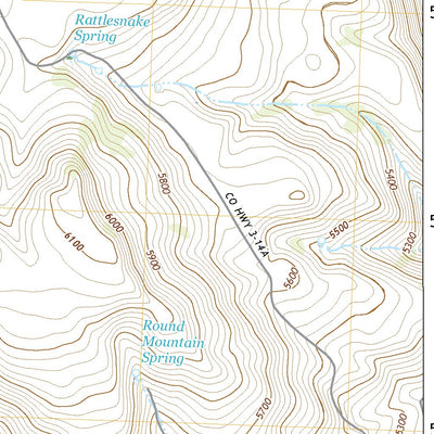 United States Geological Survey Collins Rim, OR (2020, 24000-Scale) digital map