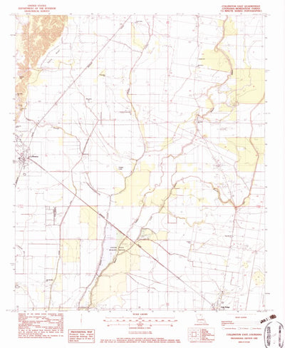 United States Geological Survey Collinston East, LA (1982, 24000-Scale) digital map