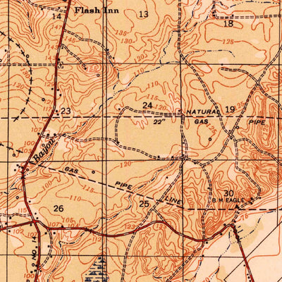 United States Geological Survey Collinston, LA (1935, 62500-Scale) digital map
