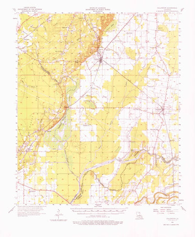 United States Geological Survey Collinston, LA (1957, 62500-Scale) digital map