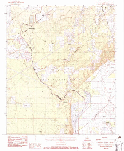 United States Geological Survey Collinston West, LA (1982, 24000-Scale) digital map