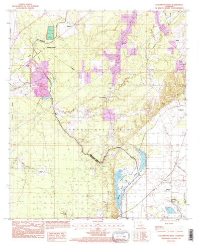 United States Geological Survey Collinston West, LA (1994, 24000-Scale) digital map