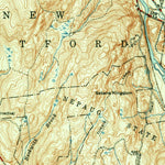 United States Geological Survey Collinsville, CT (1951, 31680-Scale) digital map