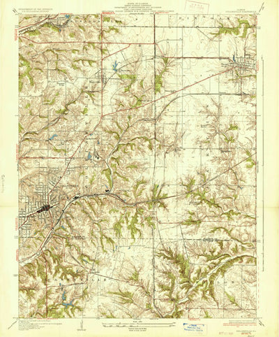 United States Geological Survey Collinsville, IL (1937, 24000-Scale) digital map