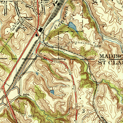 United States Geological Survey Collinsville, IL (1937, 24000-Scale) digital map