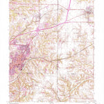 United States Geological Survey Collinsville, IL (1954, 24000-Scale) digital map