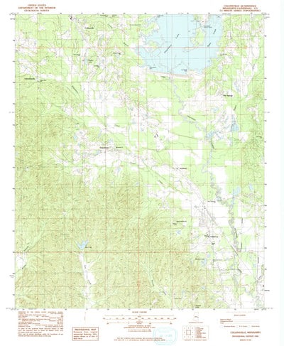 United States Geological Survey Collinsville, MS (1983, 24000-Scale) digital map