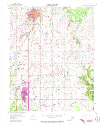 United States Geological Survey Collinsville, OK (1956, 24000-Scale) digital map
