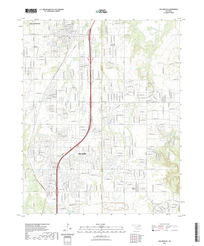 United States Geological Survey Collinsville, OK (2022, 24000-Scale) digital map