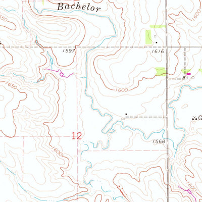 United States Geological Survey Colman, SD (1963, 24000-Scale) digital map