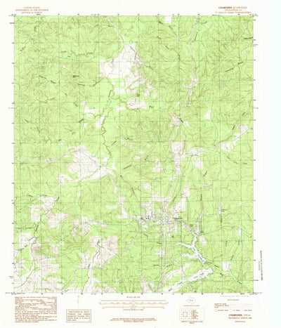 United States Geological Survey Colmesneil, TX (1984, 24000-Scale) digital map