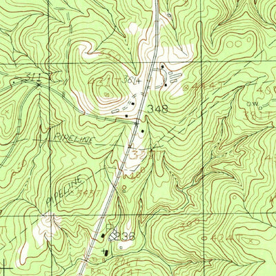 United States Geological Survey Colmesneil, TX (1984, 24000-Scale) digital map