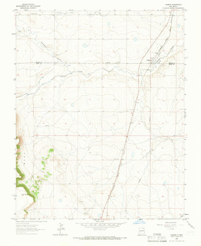 United States Geological Survey Colmor, NM (1964, 24000-Scale) digital map