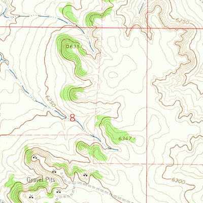 United States Geological Survey Colmor, NM (1964, 24000-Scale) digital map