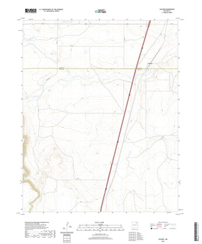 United States Geological Survey Colmor, NM (2020, 24000-Scale) digital map