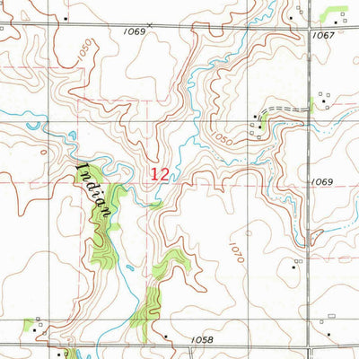 United States Geological Survey Colo, IA (1975, 24000-Scale) digital map