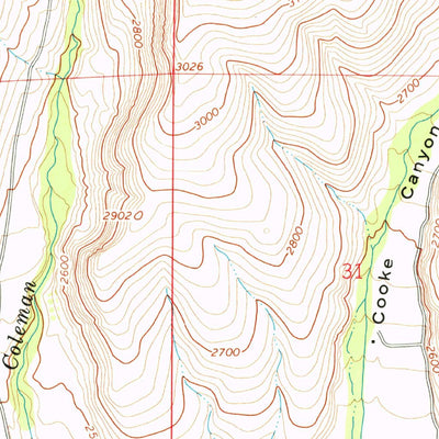 United States Geological Survey Colockum Pass SW, WA (1966, 24000-Scale) digital map