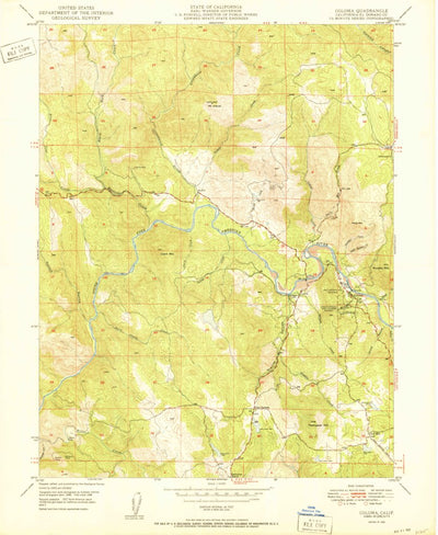 United States Geological Survey Coloma, CA (1950, 24000-Scale) digital map