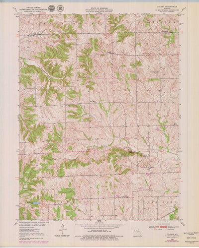 United States Geological Survey Coloma, MO (1950, 24000-Scale) digital map