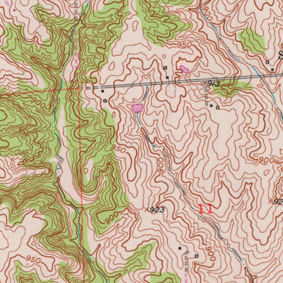 United States Geological Survey Coloma, MO (1950, 24000-Scale) digital map