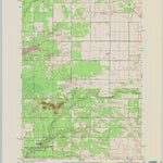 United States Geological Survey Coloma NW, WI (1968, 24000-Scale) digital map