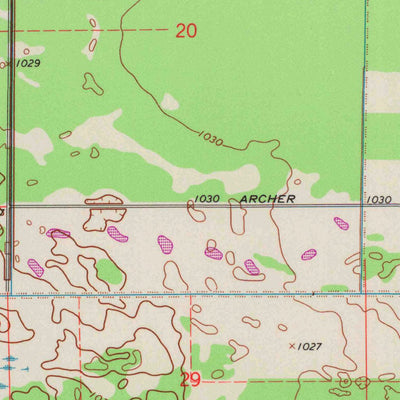 United States Geological Survey Coloma NW, WI (1968, 24000-Scale) digital map