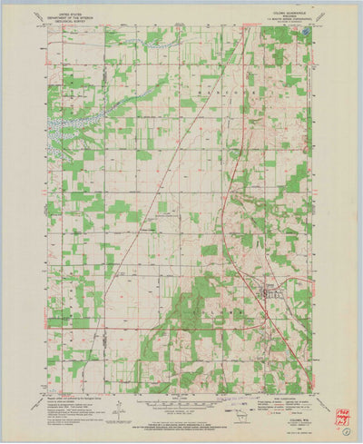 United States Geological Survey Coloma, WI (1968, 24000-Scale) digital map