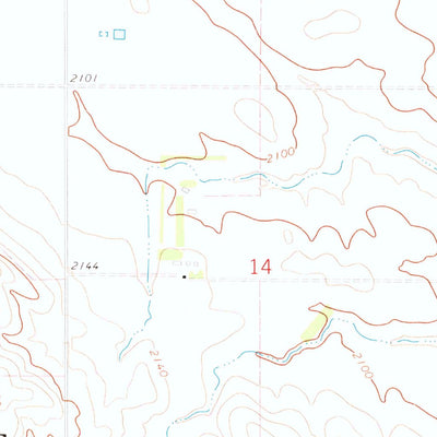 United States Geological Survey Colome, SD (1971, 24000-Scale) digital map