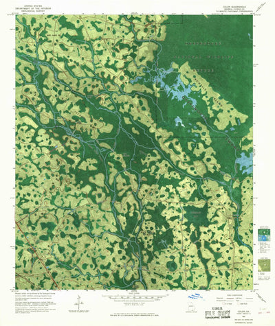 United States Geological Survey Colon, GA (1967, 24000-Scale) digital map