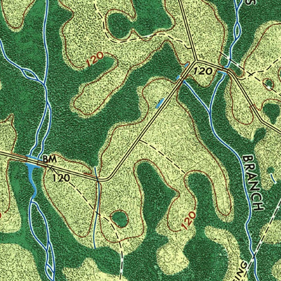 United States Geological Survey Colon, GA (1967, 24000-Scale) digital map
