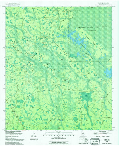 United States Geological Survey Colon, GA (1994, 24000-Scale) digital map