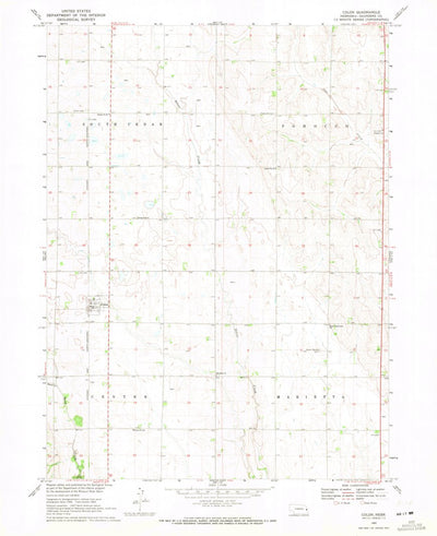 United States Geological Survey Colon, NE (1969, 24000-Scale) digital map
