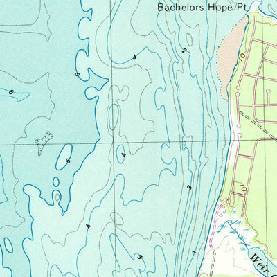 United States Geological Survey Colonial Beach North, VA-MD (1968, 24000-Scale) digital map