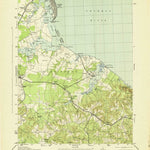 United States Geological Survey Colonial Beach South, VA-MD (1943, 31680-Scale) digital map